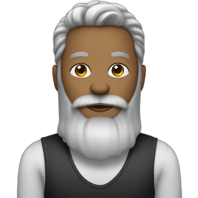 Bearded queer daddy emoji