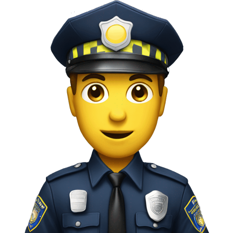 police lights emoji