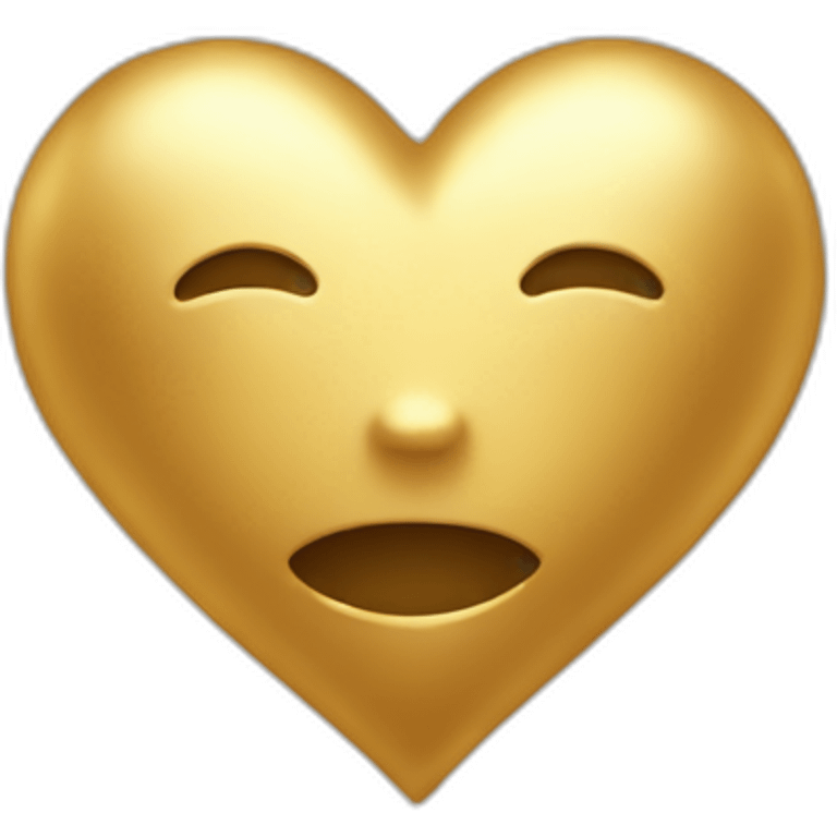 golden heart emoji