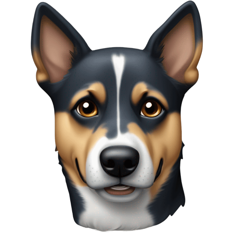 Blue heeler German shepherd mix emoji