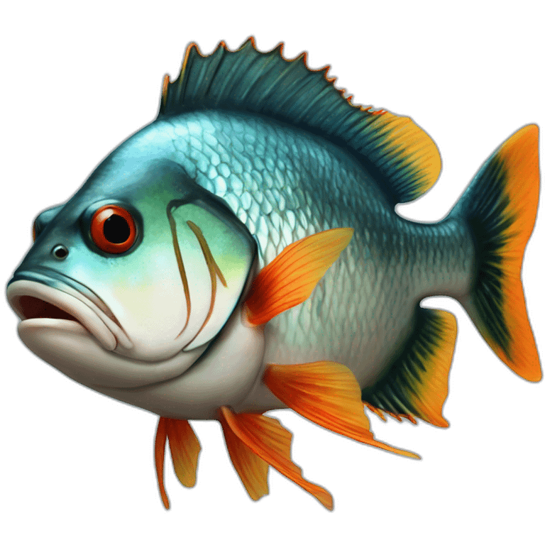 hyper realistic fishy Sanna Marin emoji