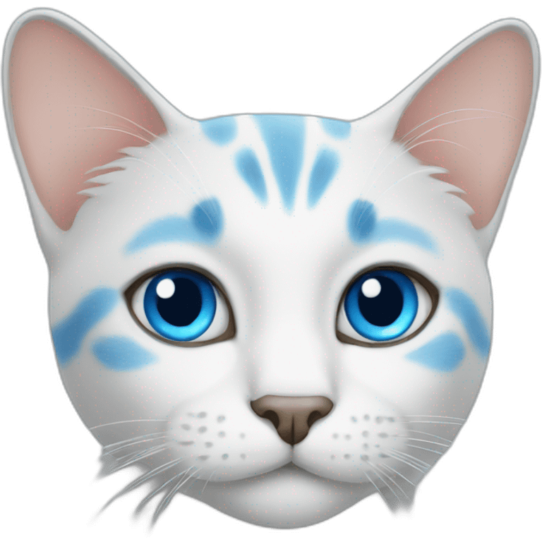 cat with blue eyes emoji