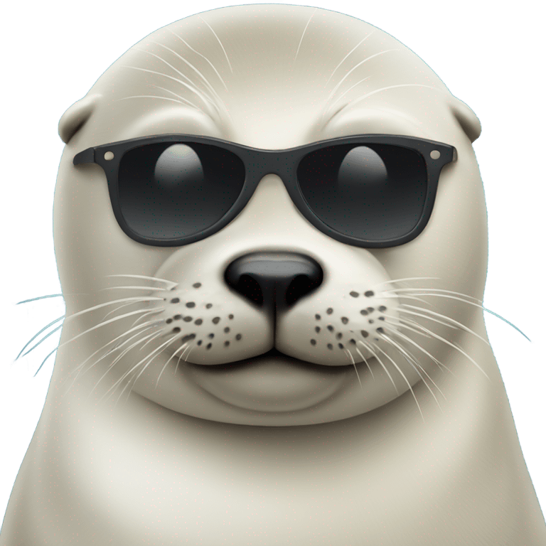 Seal with sunglasses  emoji