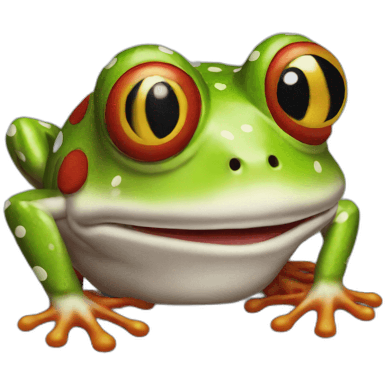 clown frog emoji