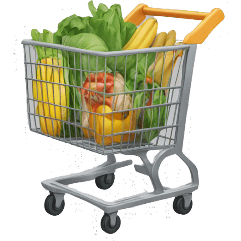 a supermarket cart emoji