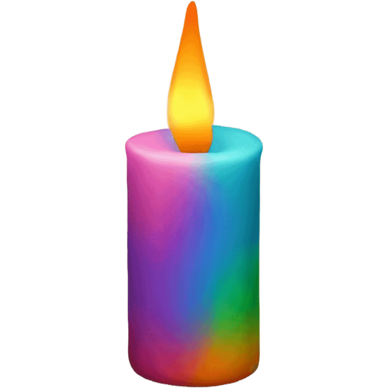 colourful candle emoji