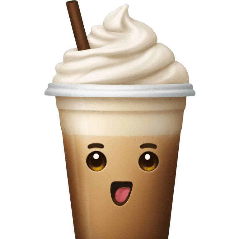 Ice coffee  emoji