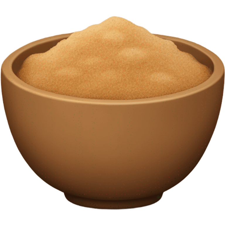 Cinnamon sugar in a bowl emoji