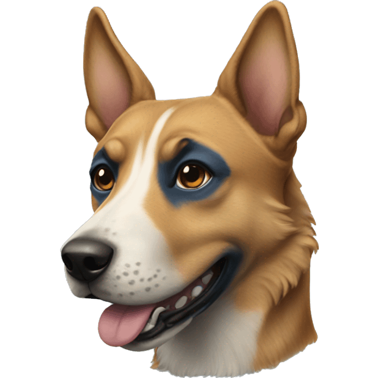 Bluehealer dog emoji