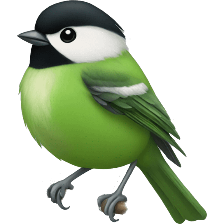 Green chickadee  emoji