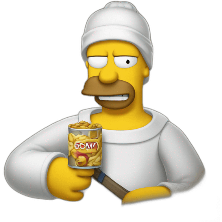 Homer simpon rigole emoji