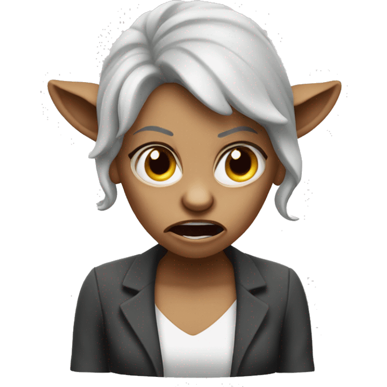 angry nanny-goat emoji