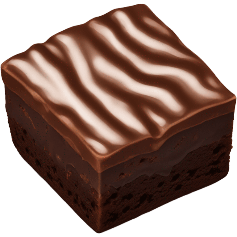 brownie top view emoji