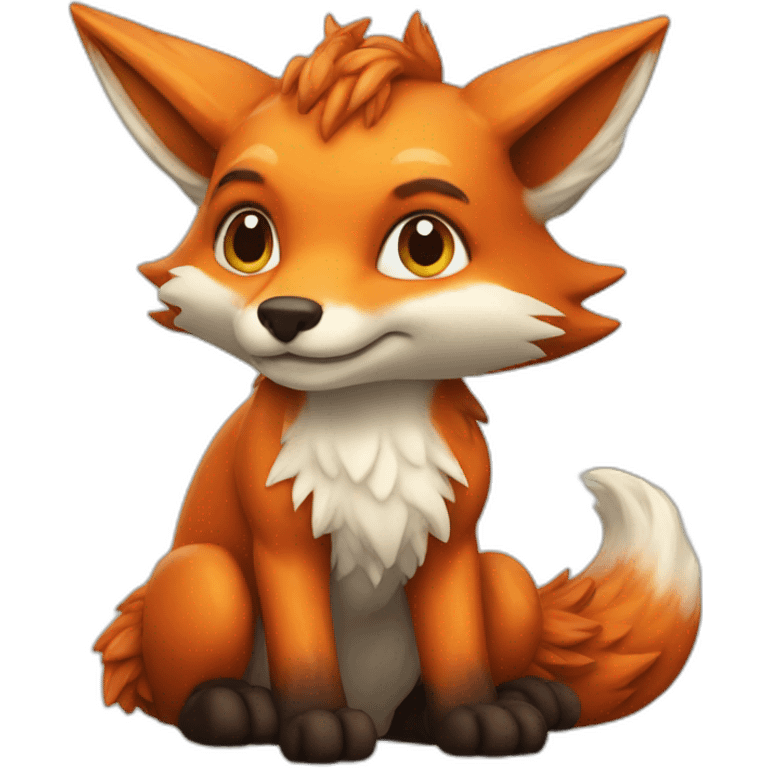 Fox dragon emoji