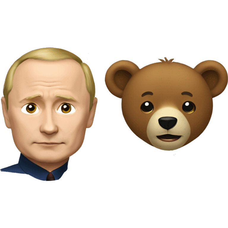 Putin and bear emoji