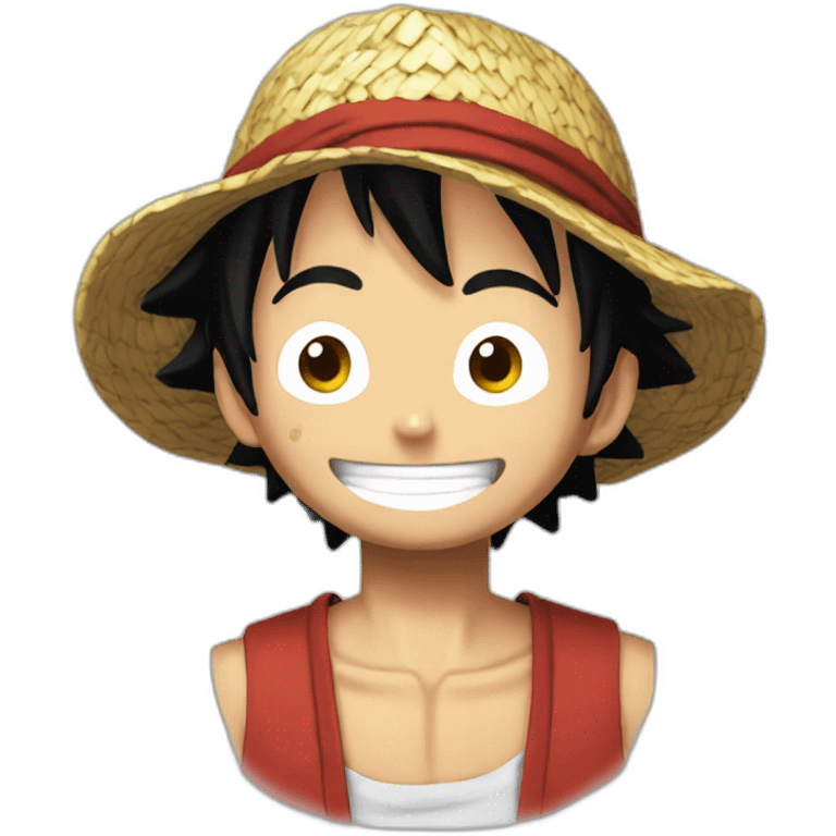 Luffy noire emoji