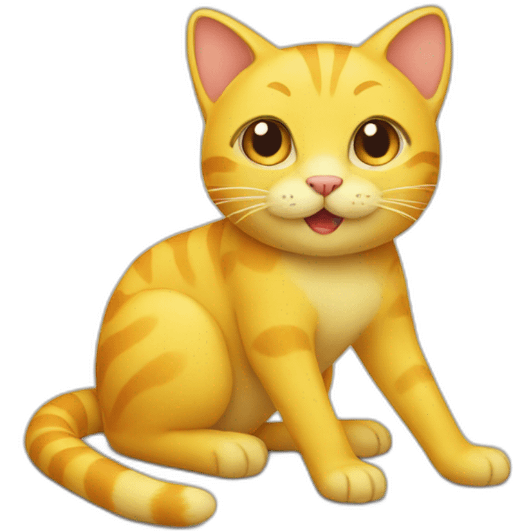 yellow cat emoji