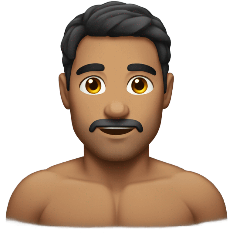 Buff Hispanic man emoji