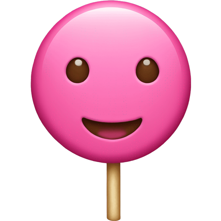 Pink lollipop  emoji