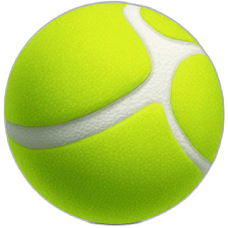 tropic tennis ball emoji