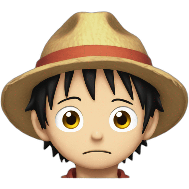 sad luffy emoji