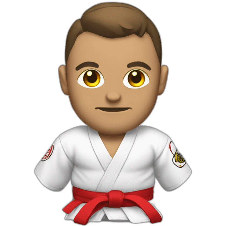 Satan wearing Jiu-Jitsu gi emoji