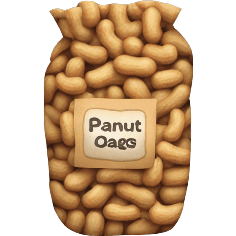 Bag of peanuts emoji