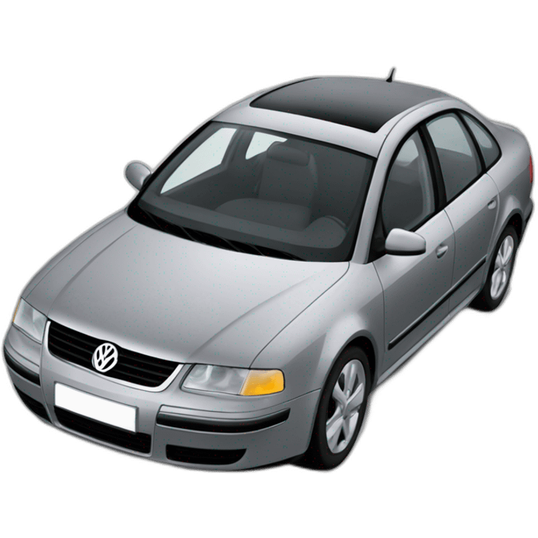 Volkswagen passat b5 grey emoji