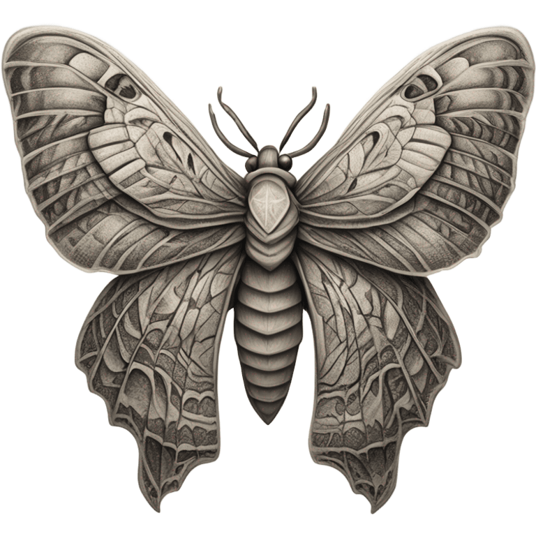 Moth tattoo emoji