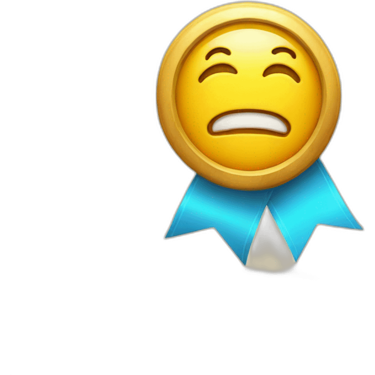 achievement sign for new level emoji