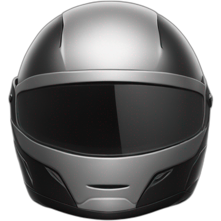 black motorcyle helmet emoji