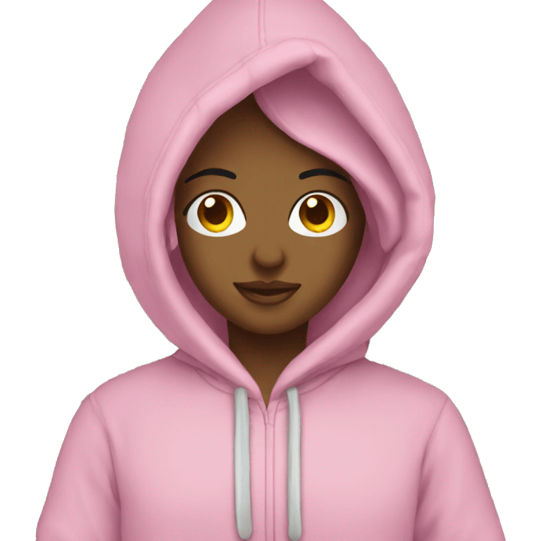 Pink Palm Puff Hoodie emoji