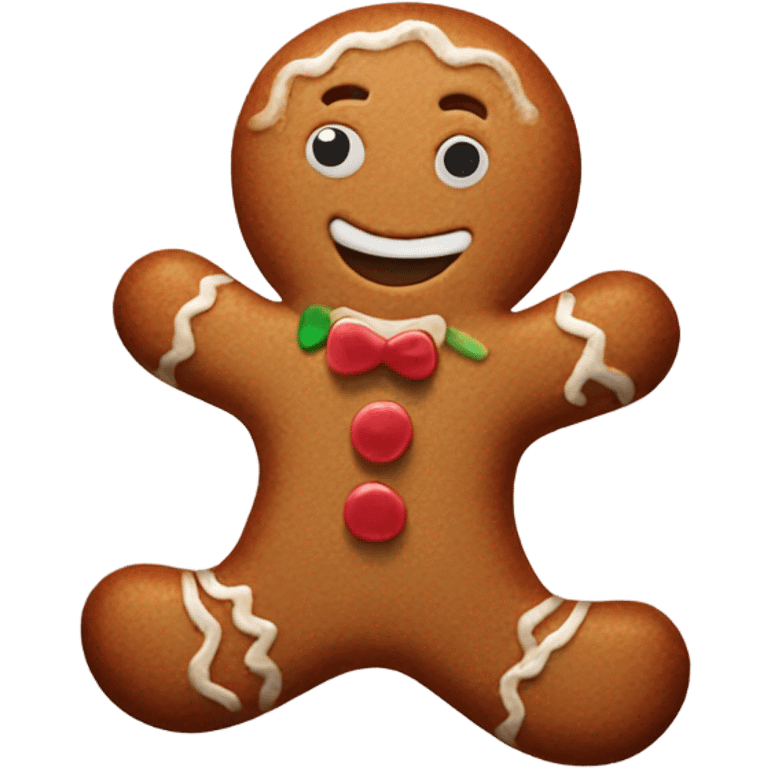 Gingerbread man emoji