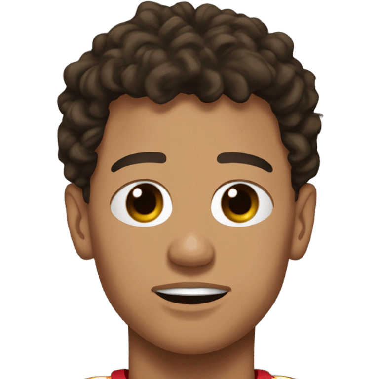 Patrick Mahomes crying to a ref emoji