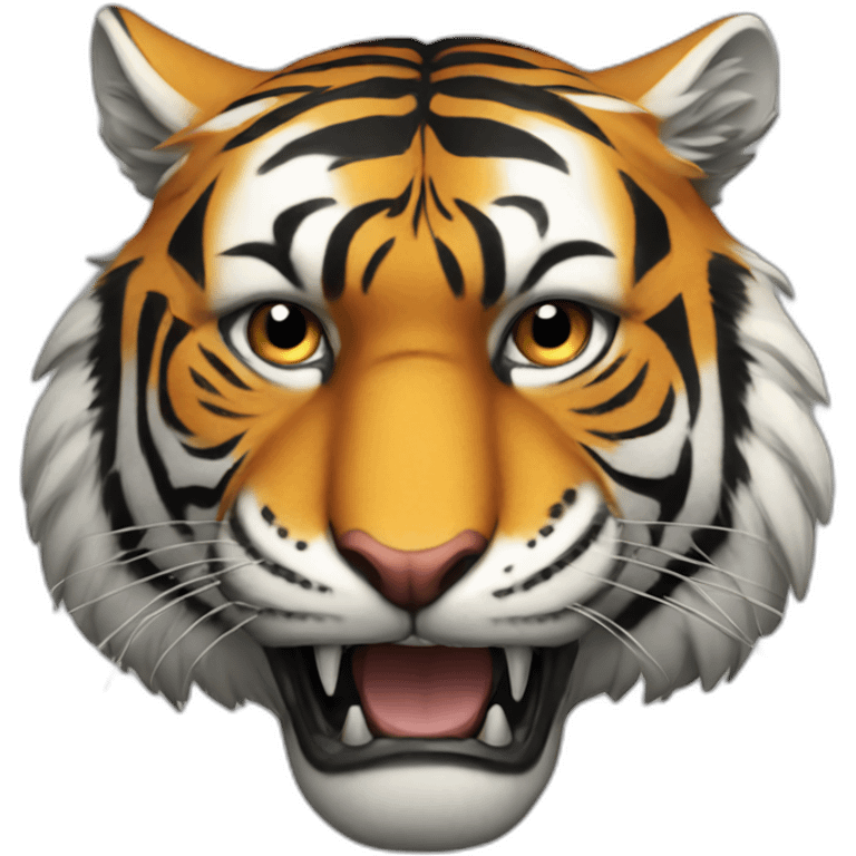 tiger eat eagle emoji