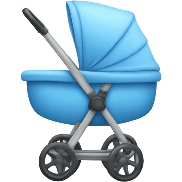 blue stroller emoji