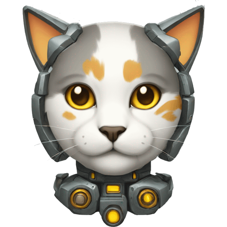 Mecha cat emoji