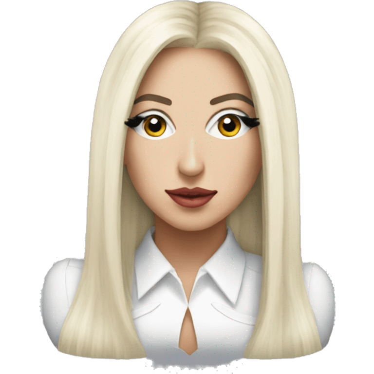 Lady Gaga poker face emoji