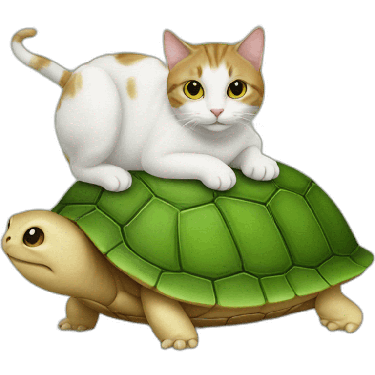 CaT on a turtle emoji