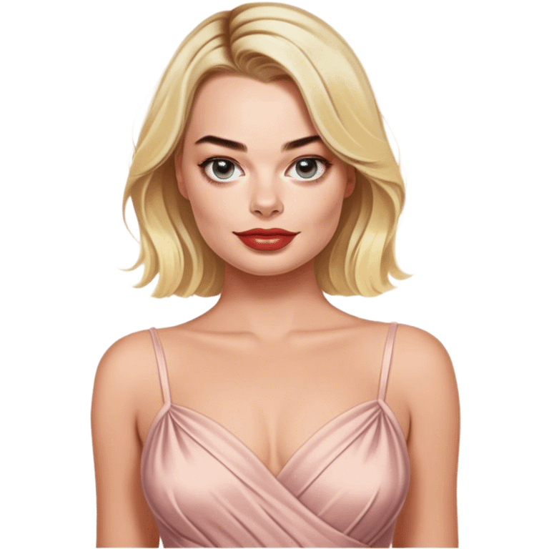 margot robbie in the wolf of walls street emoji