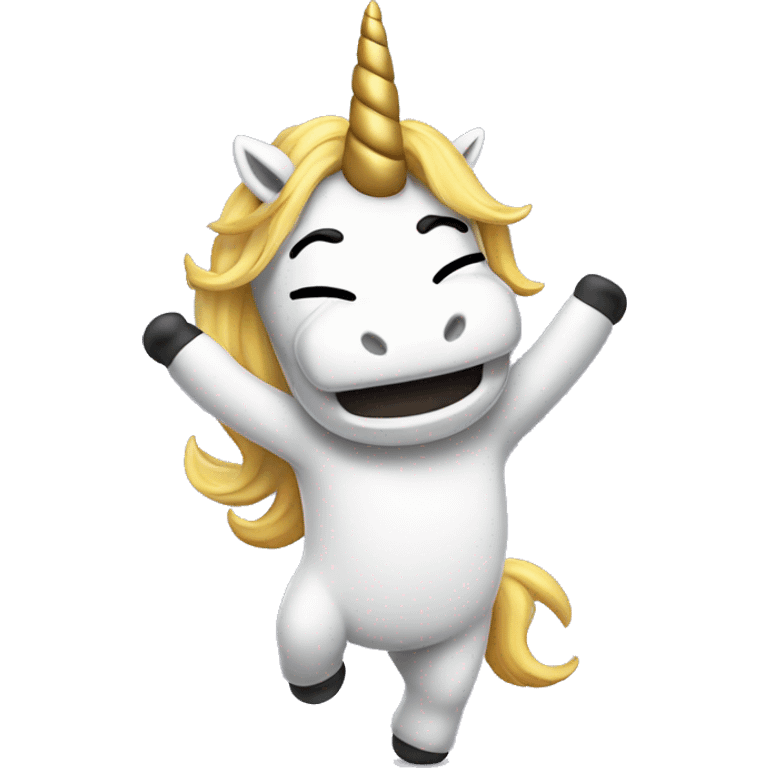 unicorn dabbing emoji