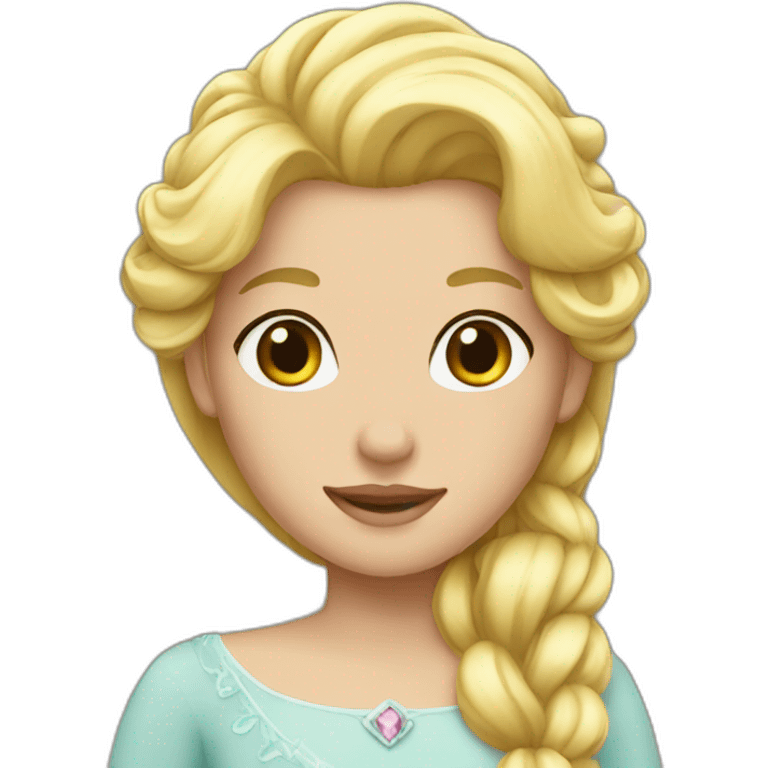 blonde princess emoji