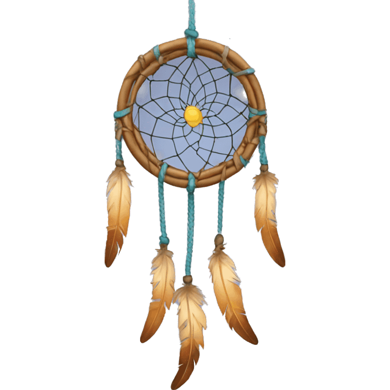 a hanging dreamcatcher  emoji