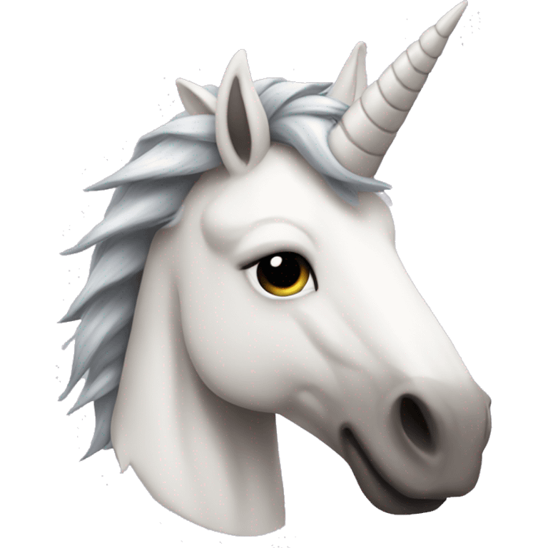 Viking unicorn white mowhawk emoji