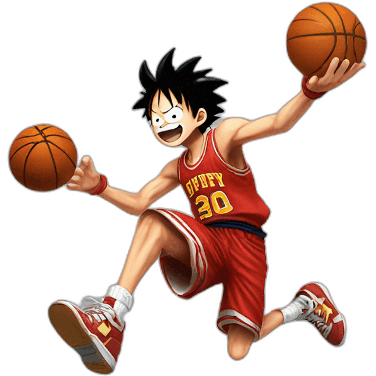 luffy slam dunk emoji