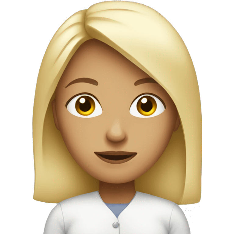 Woman with bcc emoji