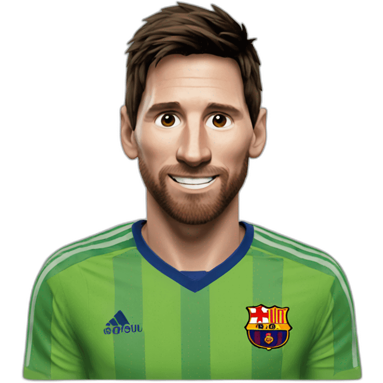 Messi say ok emoji