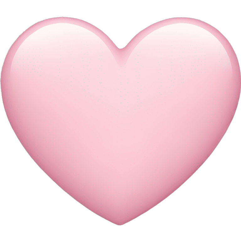 light pink heart  emoji