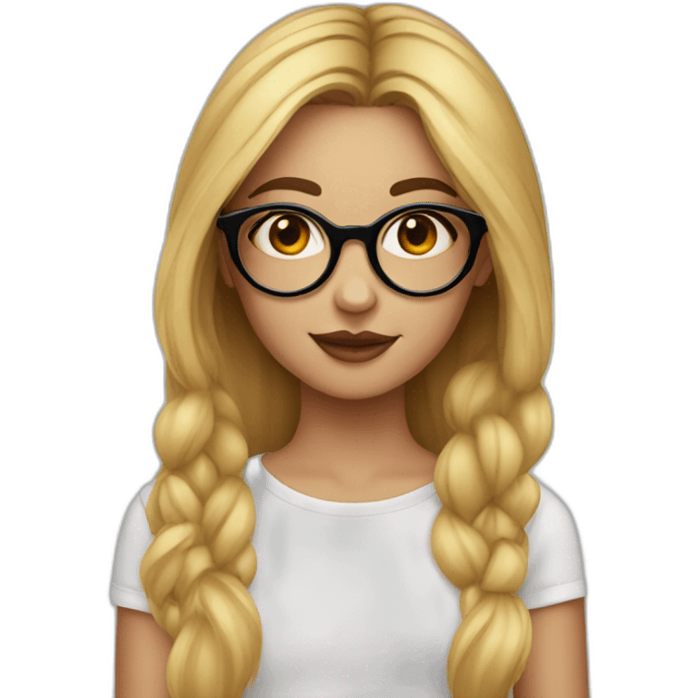 girl-with-round-glasses-and-makeup emoji