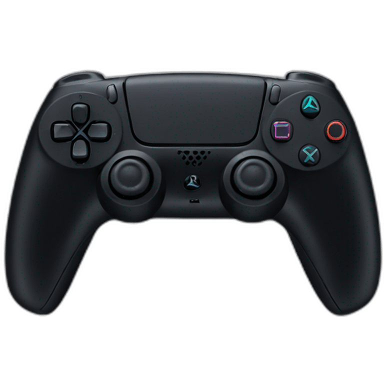 Manette de ps5 noir emoji